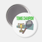 Tenniskampioen Magneet (Voorkant / Achterkant)