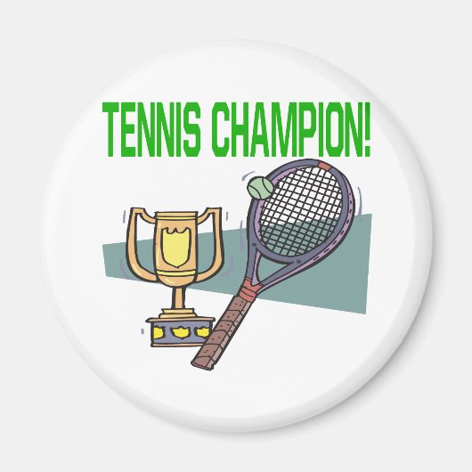 Tenniskampioen Magneet (Voorkant)