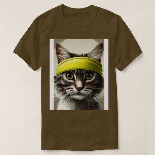 Tenniskat 1 t-shirt (Design voorkant)