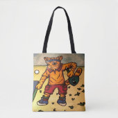 Tenniskat Tote Bag (Voorkant)