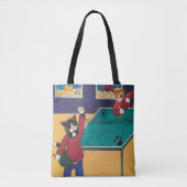 Tenniskatten Tote Bag (Voorkant)