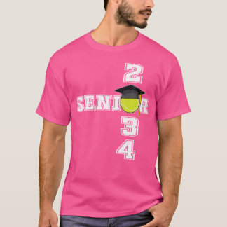 Tennisklas van 2034 Schoolafstuderen Senior 2034 T-shirt