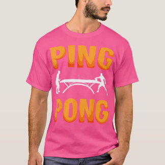 Tenniskleding pingpingpong Player Costume Pin T-shirt
