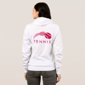 tenniskleding voor dames | Sporthoodie met logo Hoodie (Achterkant volledig)