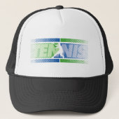 Tenniskleding voor mannen, vrouwen en kinderen trucker pet (Voorkant)