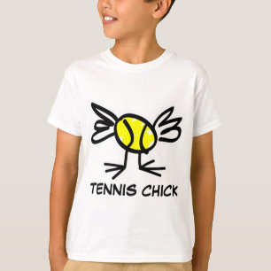 Tenniskleding voor meisjes   Tennis chick t-shirt