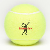 Tenniskoning gepersonaliseerd tennisballen (Achterkant)