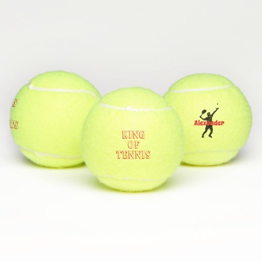 Tenniskoning gepersonaliseerd tennisballen (Multi)