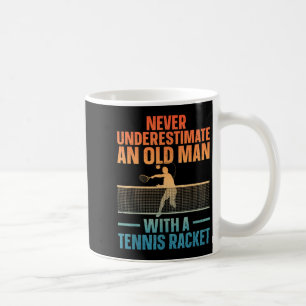 Tenniskunst voor mannen Opa Tennis Lover Tennis Pl Koffiemok