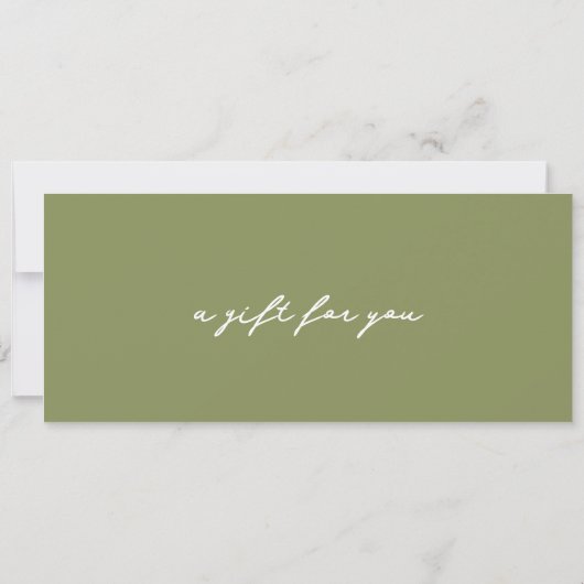 Tennisles Giftcertificaat Voucher Kaart (Achterkant)