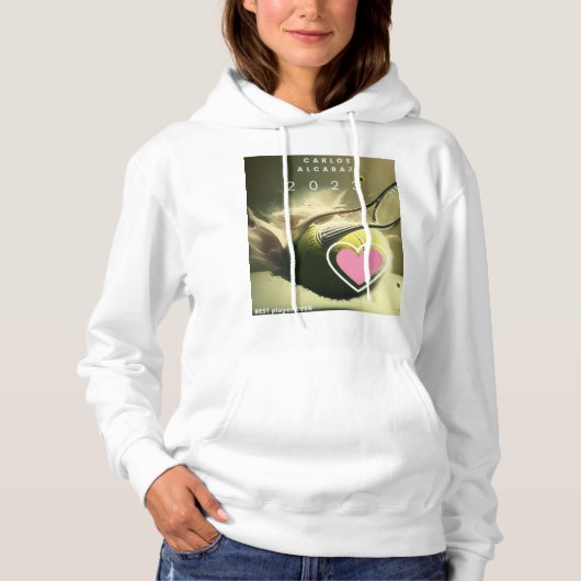 Tennisliefhebber - Carlos Alcaraz Hoodie (Voorkant)