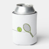 Tennisliefhebber | tenniscadeau blikjeskoeler (Blikje Voorkant)