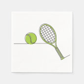 Tennisliefhebber | tenniscadeau servetten (Voorkant)