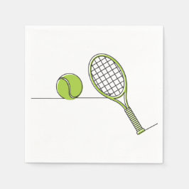 Tennisliefhebber | tenniscadeau servetten