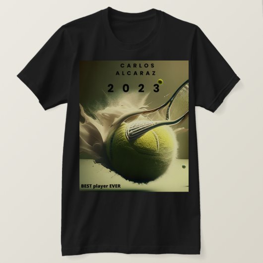 Tennisliefhebber - Wimbledon Kampioenschap - Carlo T-shirt (Design voorkant)