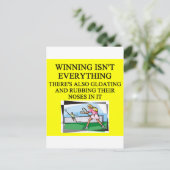 tennisminnaar briefkaart (Staand voorkant)