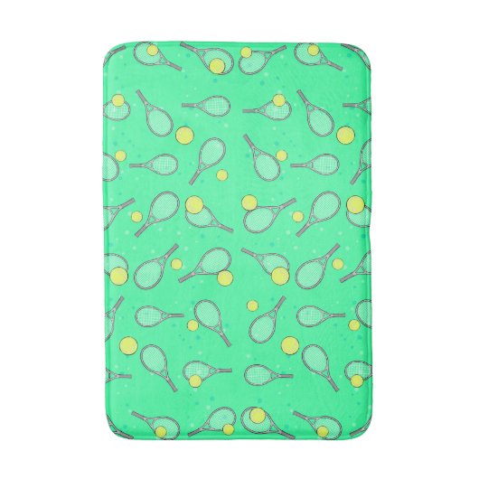 Tennisontwerp Badmat (Voorkant Verticaal)
