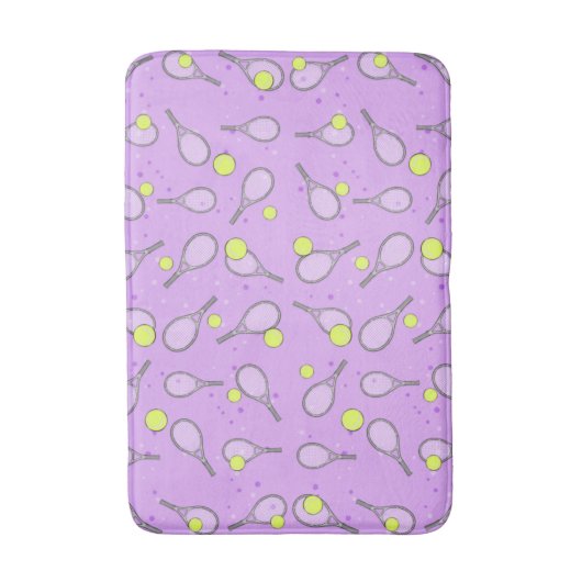 Tennisontwerp Badmat (Voorkant Verticaal)