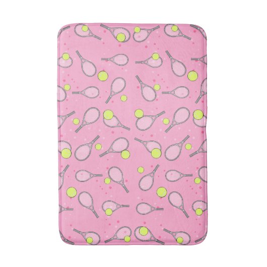 Tennisontwerp Badmat (Voorkant Verticaal)