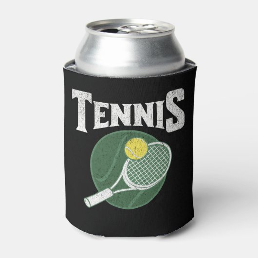 Tennisontwerp Blikjeskoeler (Blikje Voorkant)