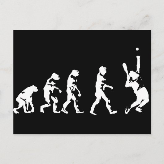 Tennisontwerp Briefkaart (Voorkant)