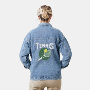 Tennisontwerp Denim Jacket