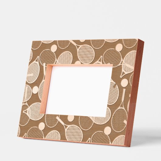 Tennisontwerp Gegraveerde Lijstjes (Links)