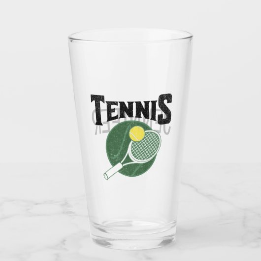 Tennisontwerp Glas (Voorkant)