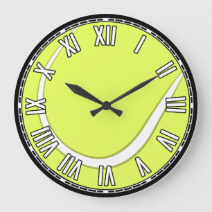 Tennisontwerp  grote klok
