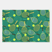 Tennisontwerp Inpakpapier Vel (Voorkant)