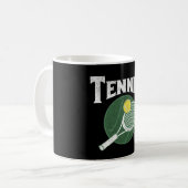 Tennisontwerp Koffiemok (Voorkant links)