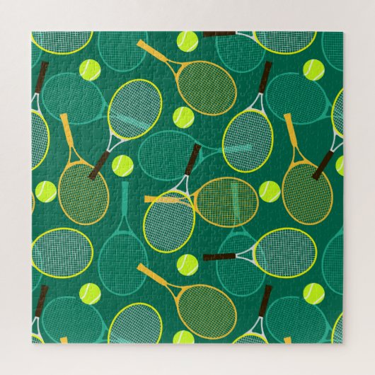 Tennisontwerp Legpuzzel (Verticaal)