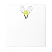 Tennisontwerp Notitieblok (Voorkant)
