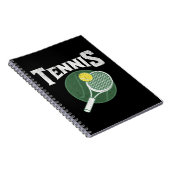 Tennisontwerp Notitieboek (Rechterzijde)