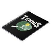 Tennisontwerp Notitieboek (Linkerzijde)