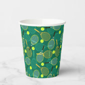 Tennisontwerp Papieren Bekers (Links)
