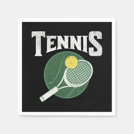 Tennisontwerp Servet (Voorkant)
