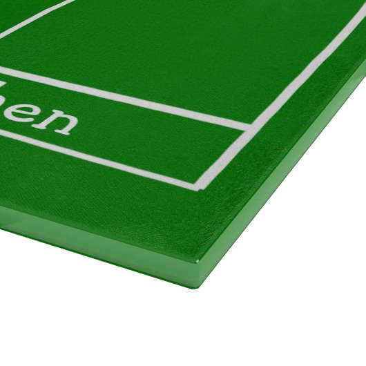 Tennisontwerp Snijplank (Hoek)