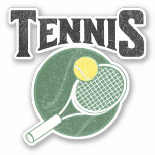 Tennisontwerp Sticker