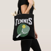 Tennisontwerp Tote Bag (Dichtbij)