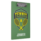 Tennisontwerp voor tennisliefhebbers klembord (Rechts)