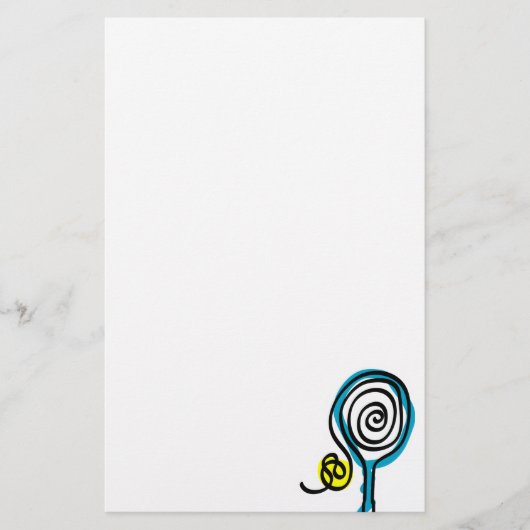 Tennispapier Briefpapier (Voorkant)