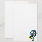 Tennispapier Briefpapier (Voorkant / Achterkant)