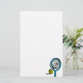Tennispapier Briefpapier (Staand voorkant)