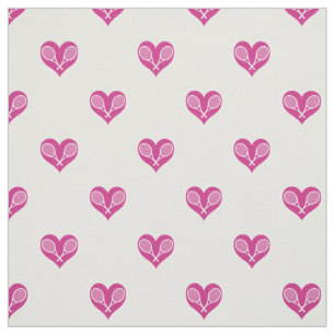 🎾 💝 Tennispatroon, aangepaste achtergrond Stof