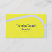 Tennisprofielkaarten Visitekaartje (Achterkant)