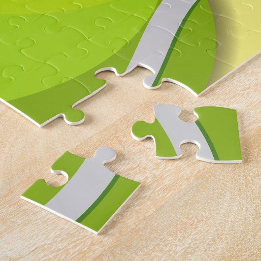 Tennispuzzels voor Vrouw Speler Legpuzzel (Zijkant)