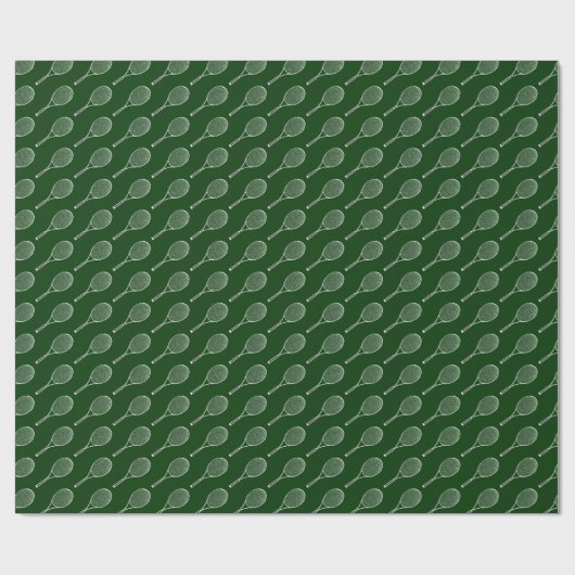 Tennisracket Cadeaupapier (Vlak)