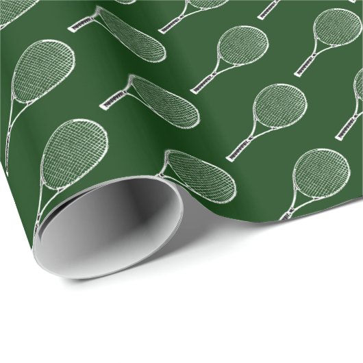 Tennisracket Cadeaupapier (Rol Hoek)