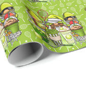 Tennisracket en -bal cadeaupapier (Rol Hoek)